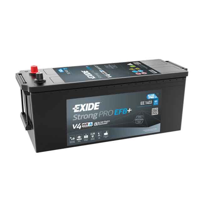 Exide Dual Batteri Expert 140 Amp i gruppen El & Installation / Strömförsörjning / Batterier hos Marinsystem (1170219)