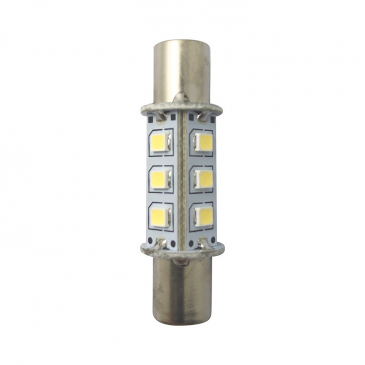 LED-Lanternlampa BS43 10-36Vdc Ø13x42 mm 2-pack i gruppen El & Installation / Belysning / LED-Lampor & Adapter hos Marinsystem (1260937)