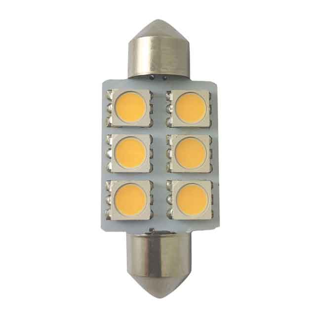 LED Pinol/Spollampa 37mm 10-36Vdc (2-pack) i gruppen El & Installation / Belysning / Reservdelar Belysning hos Marinsystem (1260960)