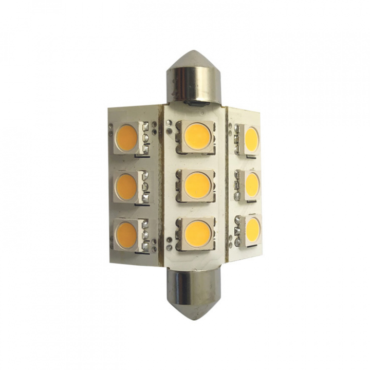 LED Pinol/Spollampa 10-36Vdc 42 mm 2-pack i gruppen El & Installation / Belysning / LED-Lampor & Adapter hos Marinsystem (1260963)