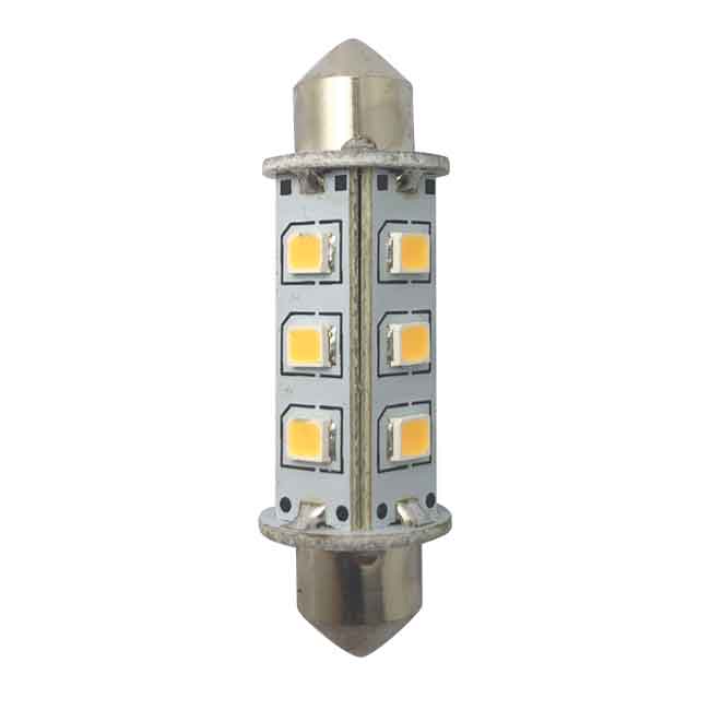 LED Spollampa 42mm 10-36Vdc Omni (2-pack) i gruppen El & Installation / Belysning / LED-Lampor & Adapter hos Marinsystem (1260964)