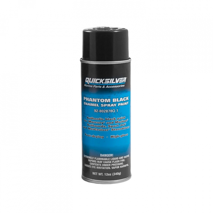 Marine Spray Paint 355ml - Phantom Black (8M0185749) i gruppen Båtvård / Båtfärg / Motorfärg hos Marinsystem (802878Q1)