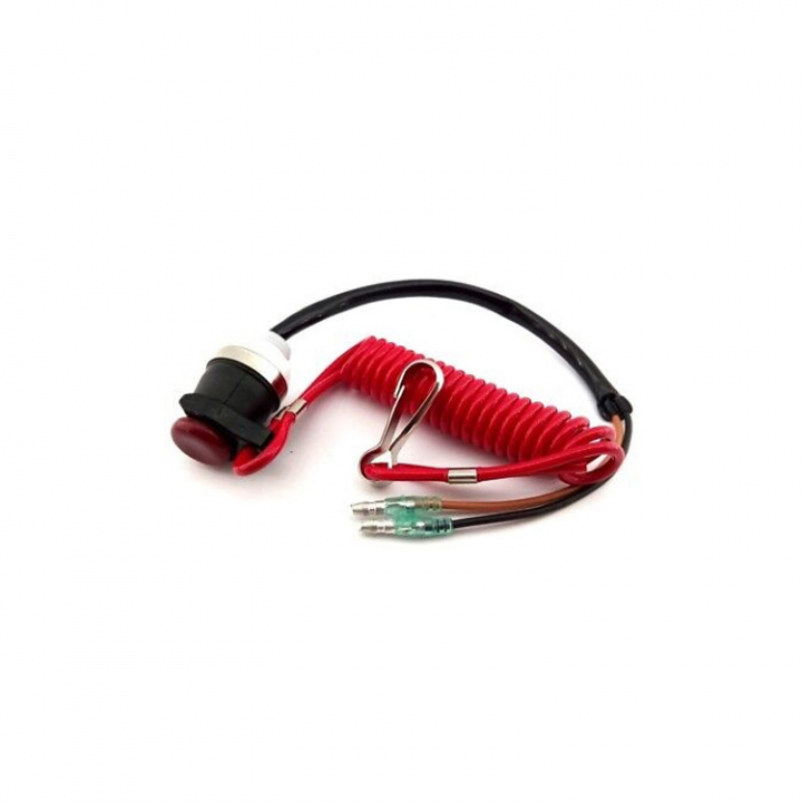 Stop Switch Lanyard Mercury 2-10 hk (823037A04) i gruppen Säkerhet / Dödmansgrepp hos Marinsystem (823037A04)