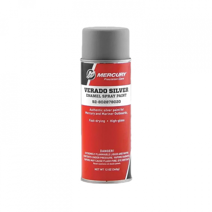 Enamel Spray Verado Silver 435ml (8M0132061) i gruppen Båtvård / Båtfärg / Motorfärg hos Marinsystem (8M0132061)